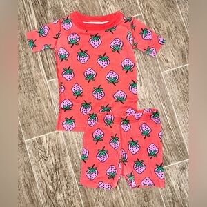 Hanna Andersson Strawberry Pajama Set
